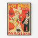 Plakat Vintage Parisiana Ten Auras - Dekoracja Ścienna Teatr i Rozrywka