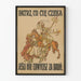 Polski plakat propagandowy z czasów wojskowych vintage
