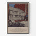 Plakat vintage Dom Paula Revere'a w Bostonie