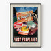 Plakat dekoracyjny Exoplaneta 51 Pegasi b vintage