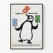 Vintageowy plakat Penguin i Pelican Books - Literacka dekoracja ścienna