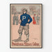 Plakat vintage Pennsylvania Military College Football 1902