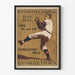 Plakat vintage meczu baseballowego Pennsylvania kontra Georgetown