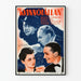 Plakat vintage Kvinnofällan - Dekoracja ścienna filmowa klasyczna
