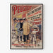 Plakat vintage Peugeot Paris-Nantes sukces kolarski