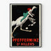 Plakat reklamowy vintage Pfefferminz Dr Hillers