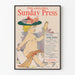 Plakat Vintage Philadelphia Sunday Press Specjalna Wielkanoc