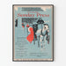 Plakat vintage Philadelphia Sunday Press 1896 - Retro dekoracja ścienna