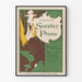 Plakat vintage Philadelphia Sunday Press 1896