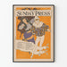 Plakat vintage Philadelphia Sunday Press 1896 - Dekoracja ścienna retro