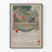 Stary plakat Philocôme Aubril Seul Possesseur - Vintage'owa dekoracja ścienna