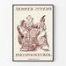 Plakat vintage Phosphoneurol Semper Juvens autorstwa Depruneaux