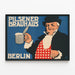 Plakat vintage Pilsener Brauhaus Berlin do dekoracji ściennych — oprawiony obraz na ścianie