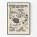 Plakat vintage wystawa specjalna malarstwo i rzeźba 1911