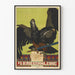 Plakat vintage 4. emisji na rzecz wojennej zbrojnej pożyczki z orłem i mieczem