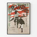 Vintage plakat Plasson Cycles do dekoracji ściennych