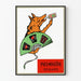 Plakat reklamowy vintage Pneumogéine Renard