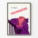 Plakat vintage Pneumogéine 1951 do dekoracji ściennej