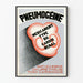 Plakat vintage Pneumogéine lek kardiorenalny