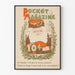 Plakat Vintage Pocket Magazine z Mikołajem
