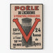 Plakat vintage Kuchenka Akademii z hydraulicznym zamknięciem Viville