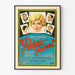 Plakat vintage Poker Faces - Retro dekoracja ścienna kino