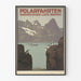 Plakat vintage Polarfahrten Norddeutscher Lloyd Bremen - Dekoracja ścienna nautyczna