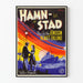 Plakat vintage Hamnstad - Retro dekoracja ścienna kinowa