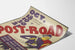 Plakat vintage Post Road do dekoracji ściennej w stylu retro