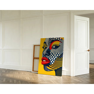 Plakat Pop Art - Twarz Pop