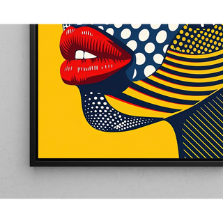 Plakat Pop Art - Twarz Pop