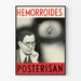Plakat vintage medyczny Hemoroidy Posterisan