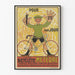 Plakat vintage reklamowy Rower Meteora