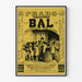 Plakat vintage Bal Prado dekoracja ścienna retro