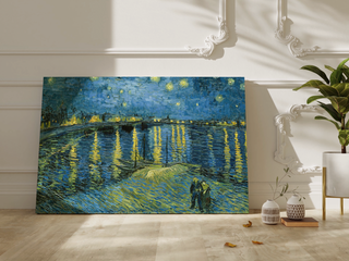 Vidéo Reproduction tableau | La Nuit étoilée sur le Rhône 