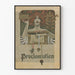 Plakat Vintage Proklamacja - Sztuka ilustracyjna w stylu secesji do dekoracji ścian