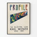 Plakat vintage Profil 1924 Karl Wiener - Artystyczna dekoracja ścienna