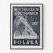 Plakat Wystawa Zbiorów Odzyskanych Ziem w Polsce