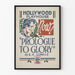 Plakat vintage teatru Hollywood Playhouse Prolog do chwały