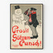 Plakat vintage Prosit Götzen Punsch do dekoracji ściennej