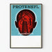 Plakat vintage Protensyl Nadciśnienie, retro dekoracja ścienna