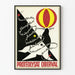 Plakat vintage Protéolysat Oberval dekoracja ścienna z lat 50
