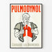 Plakat vintage Pulmodynol - Dekoracja ścienna zdrowie i ochrona oskrzeli