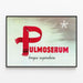 Plakat vintage Pulmoserum tonik oddechowy — oprawiony obraz na ścianie
