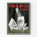 Plakat vintage Purganol Daguin środek przeczyszczający na zaparcia