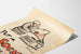 Plakat vintage humorystyczny Put a Sock in It dekoracja ścienna retro