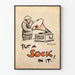 Plakat vintage humorystyczny Put a Sock in It dekoracja ścienna retro