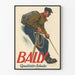 Plakat vintage Bally Buty wysokiej jakości