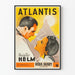Plakat Vintage Atlantis - Plakat dekoracyjny retro