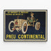 Plakat reklamowy z epoki opon Continental — oprawiony obraz na ścianie